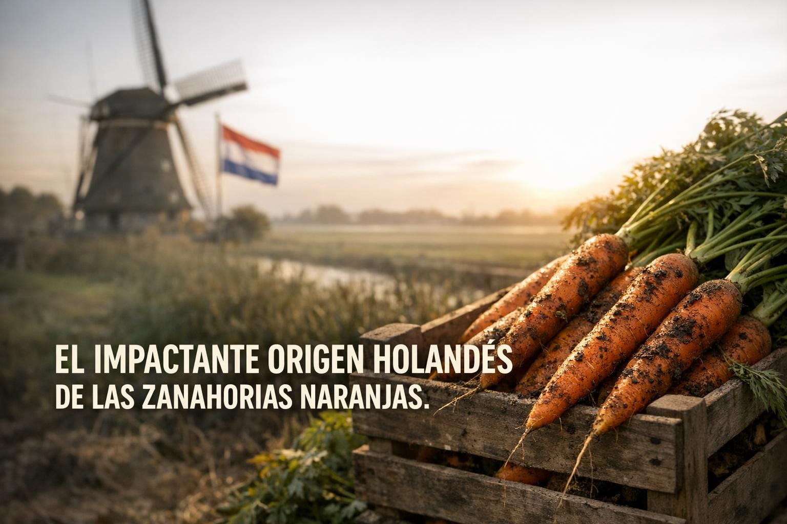 Zanahorias: De Púrpura a Naranja. ¡El Impactante Origen Holandés! 4 Imagen generada con IA para el artículo Zanahorias: De Púrpura a Naranja. ¡El Impactante Origen Holandés!
