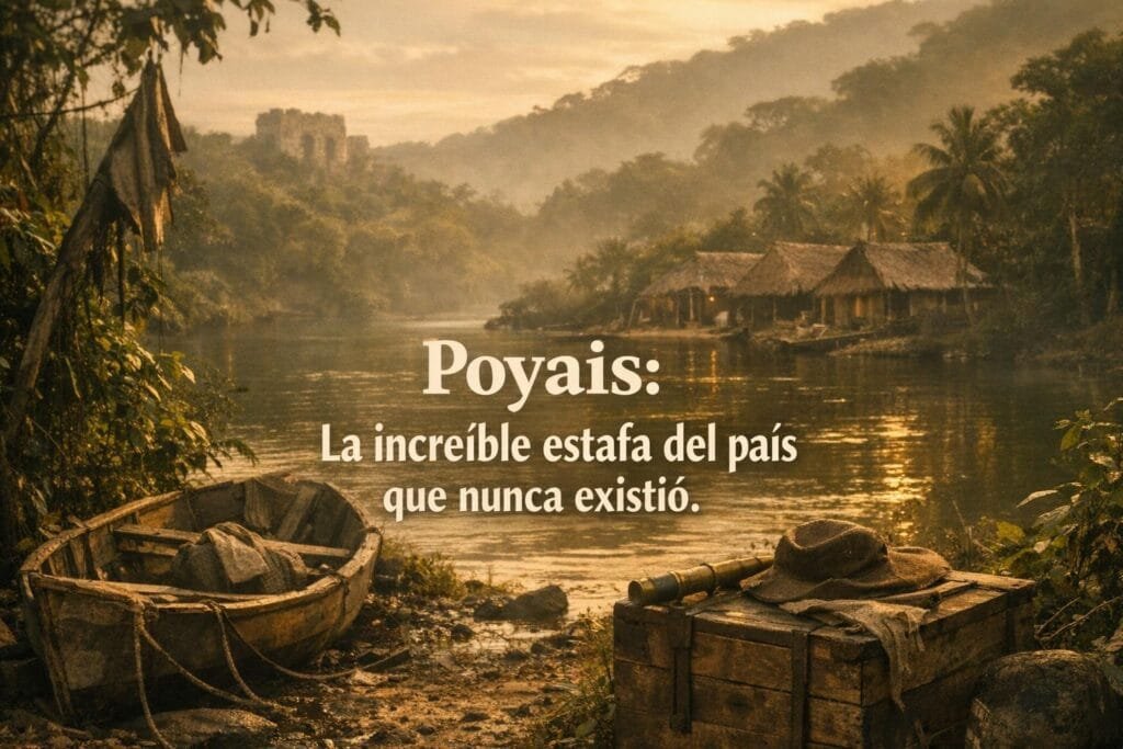 Imagen generada con IA para el artículo Poyais: La Increíble Estafa de Gregor MacGregor, País Ficticio del S. XIX