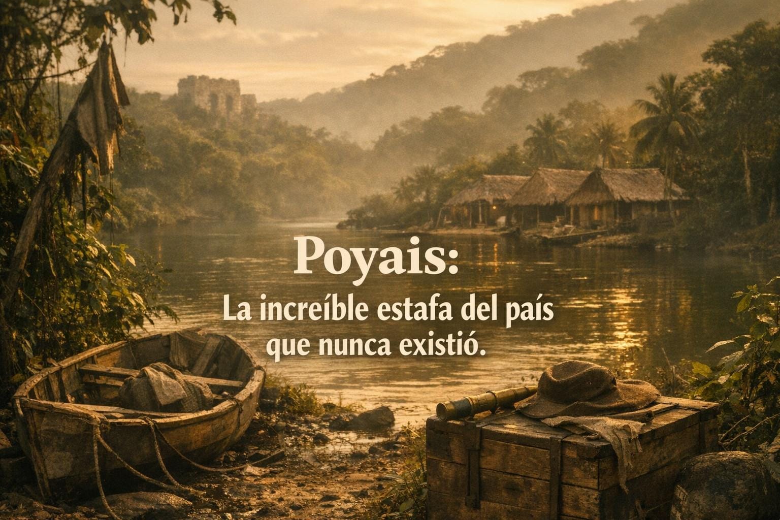 Imagen generada con IA para el artículo Poyais: La Increíble Estafa de Gregor MacGregor, País Ficticio del S. XIX