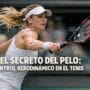 Imagen generada con IA para el artículo El Secreto del Pelo en la Pelota de Tenis: Aerodinámica y Control