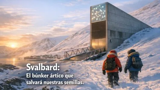 Svalbard: El Fascinante Búnker Global de Semillas Árticas 4 Imagen generada con IA para el artículo Svalbard: El Fascinante Búnker Global de Semillas Árticas