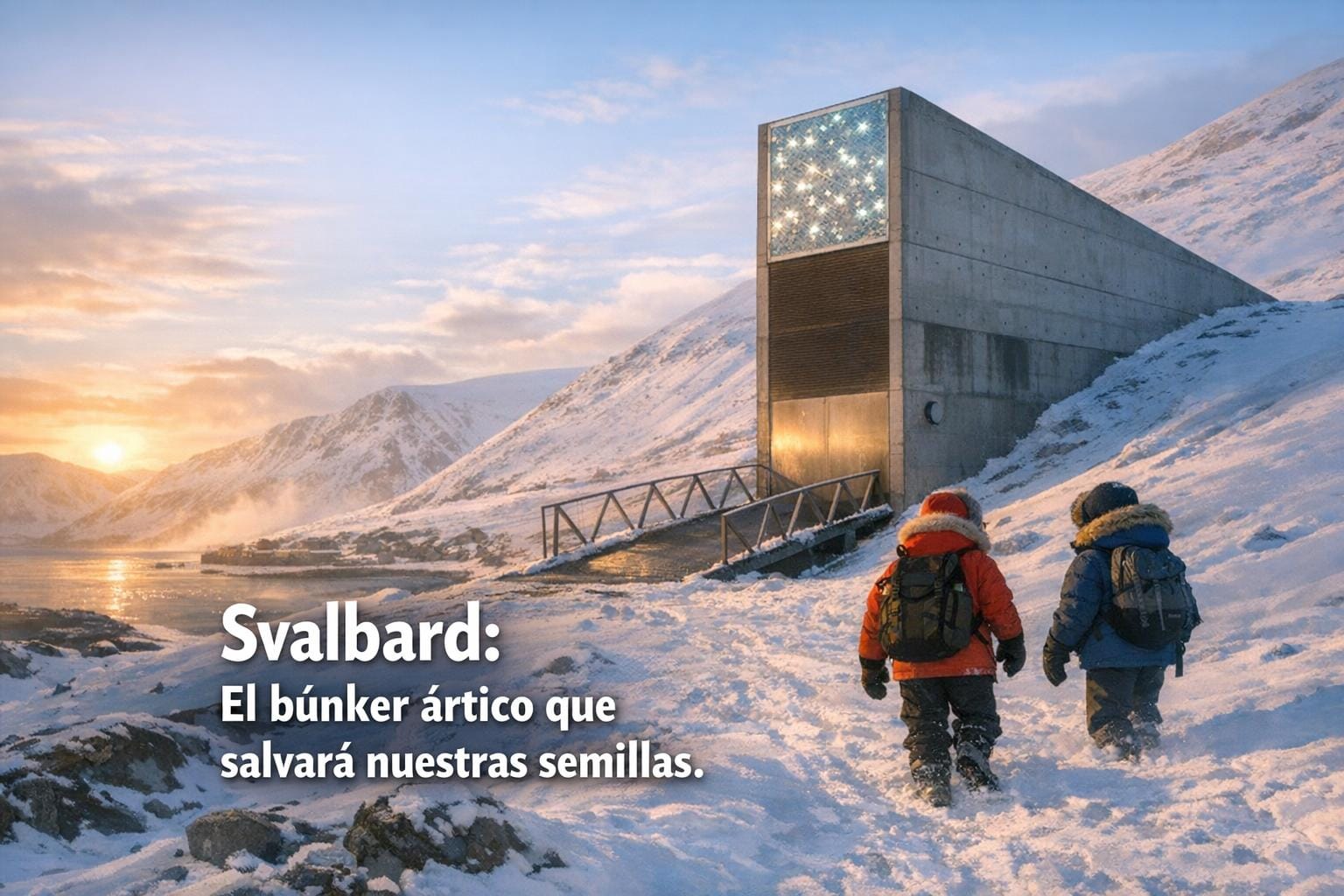 Svalbard: El Fascinante Búnker Global de Semillas Árticas 2 Imagen generada con IA para el artículo Svalbard: El Fascinante Búnker Global de Semillas Árticas