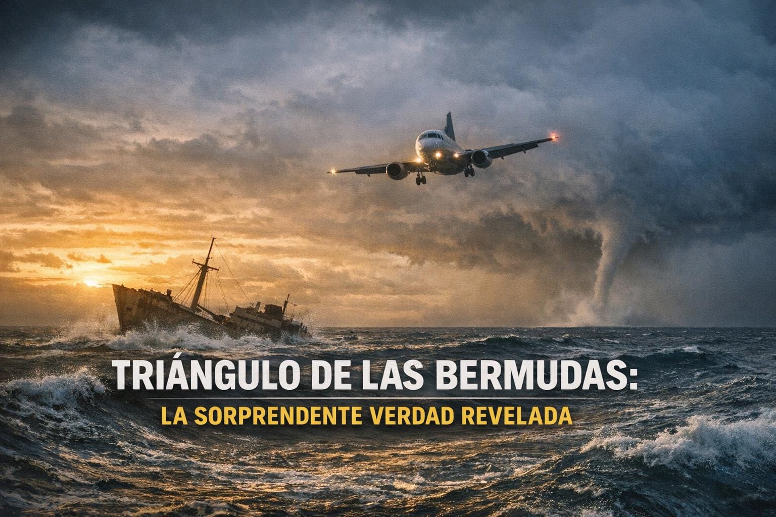 Imagen generada con IA para el artículo Triángulo de las Bermudas: La sorprendente verdad tras las desapariciones