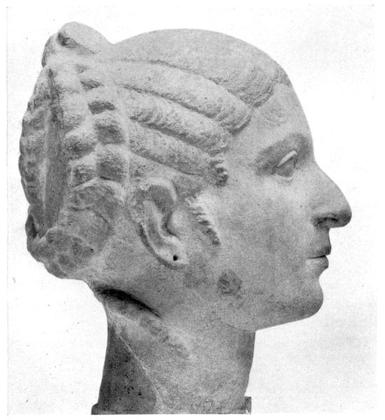 Busto de mármol de Cleopatra VII conservado en el Museo Británico de Londres