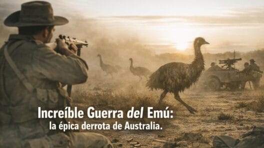Increíble Guerra del Emú: Australia, 1932. ¡Derrota Épica! 3 Imagen generada con IA para el artículo Increíble Guerra del Emú: Australia, 1932. ¡Derrota Épica!