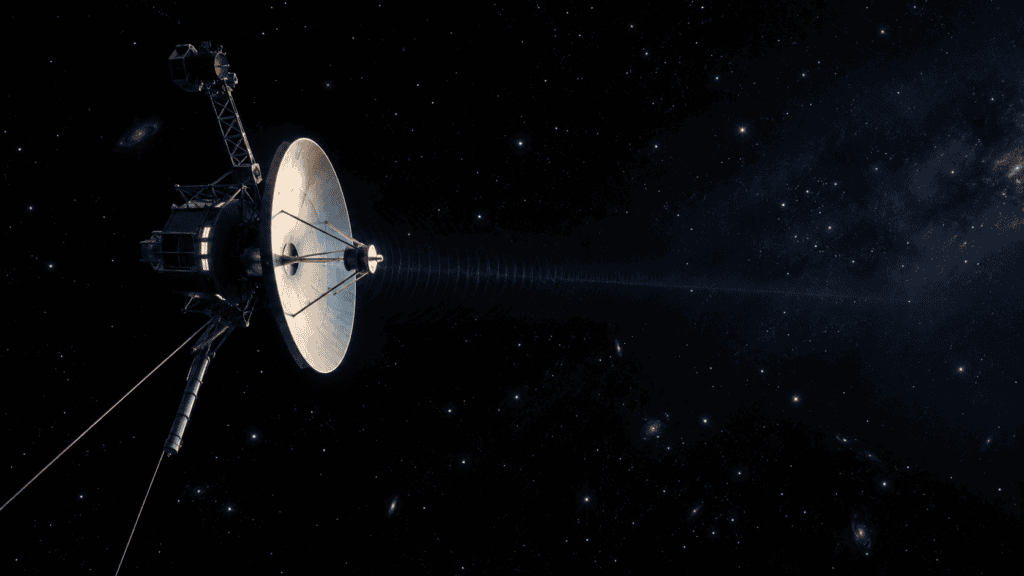 Voyager 1: la conversación de radio más lejana.